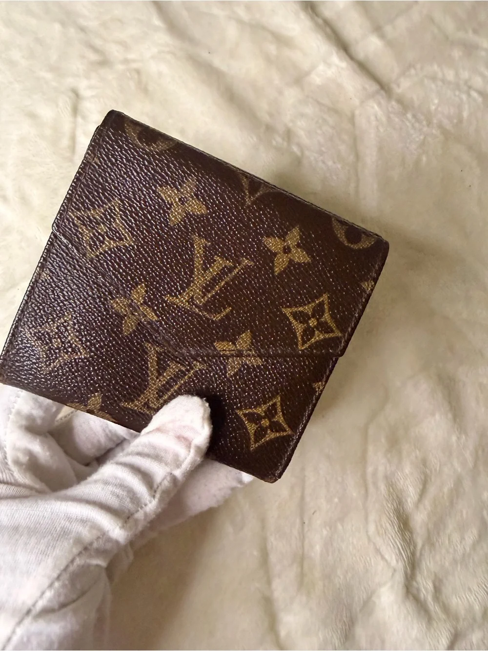 Louis Vuitton Monogram Elise double sided snap Wallet